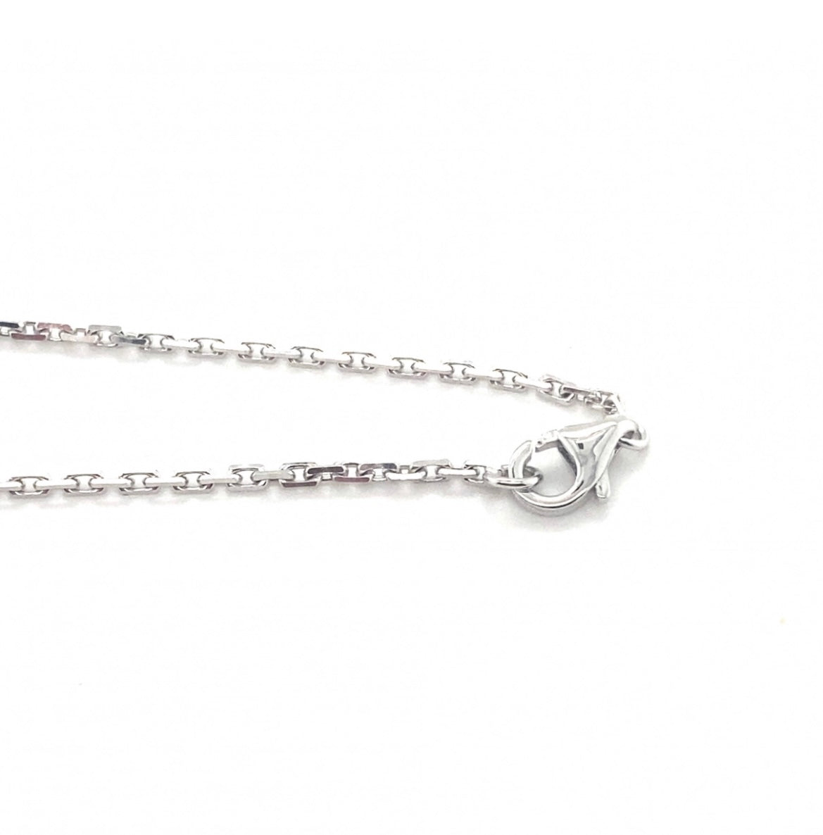 Cartier 18k White Gold love necklace