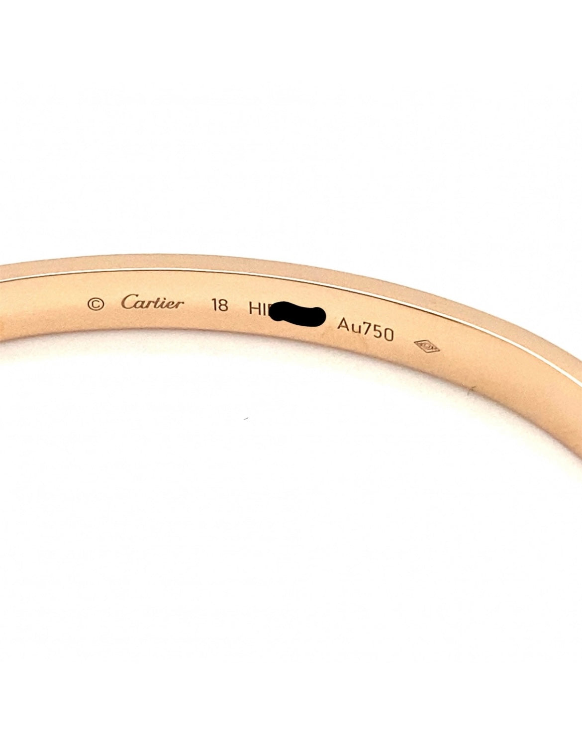 Cartier 18k Rose Gold love bracelet Size 18