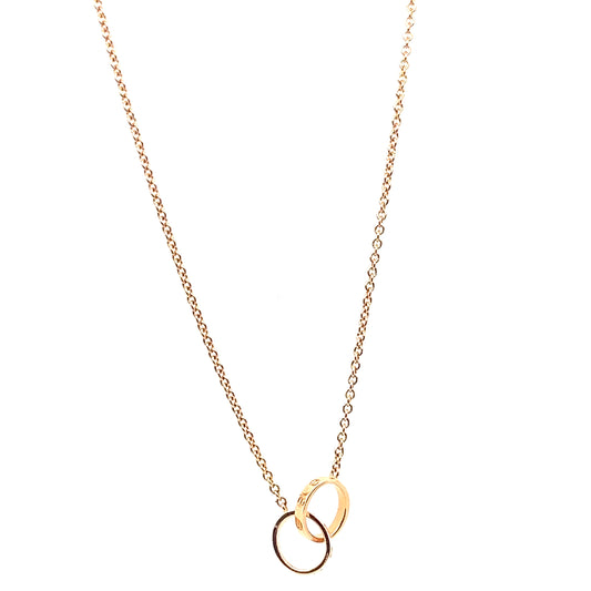 Cartier 18k Rose Gold love necklace