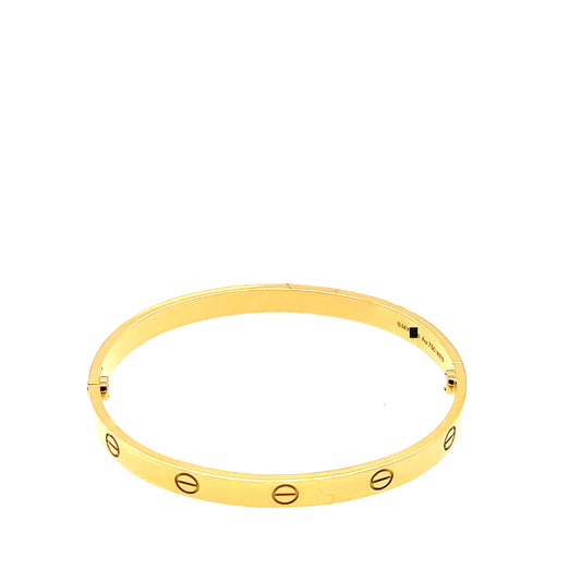 Cartier 18k Yellow Gold Love bracelet Size 19