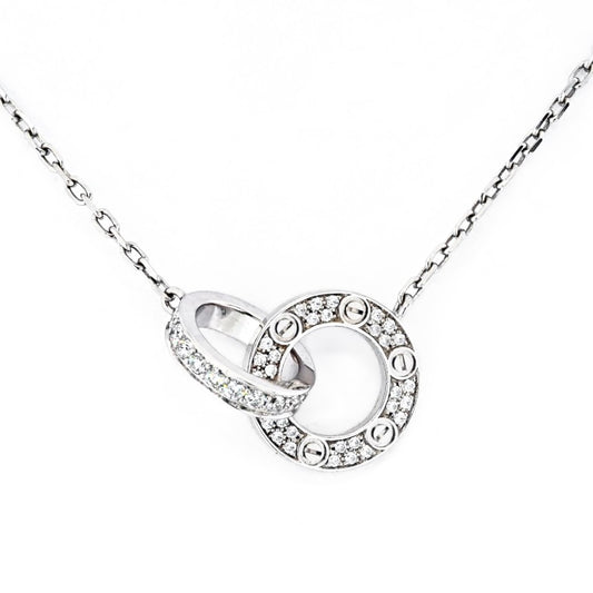 Cartier LOVE NECKLACE, DIAMOND-PAVED White gold, diamonds Necklace