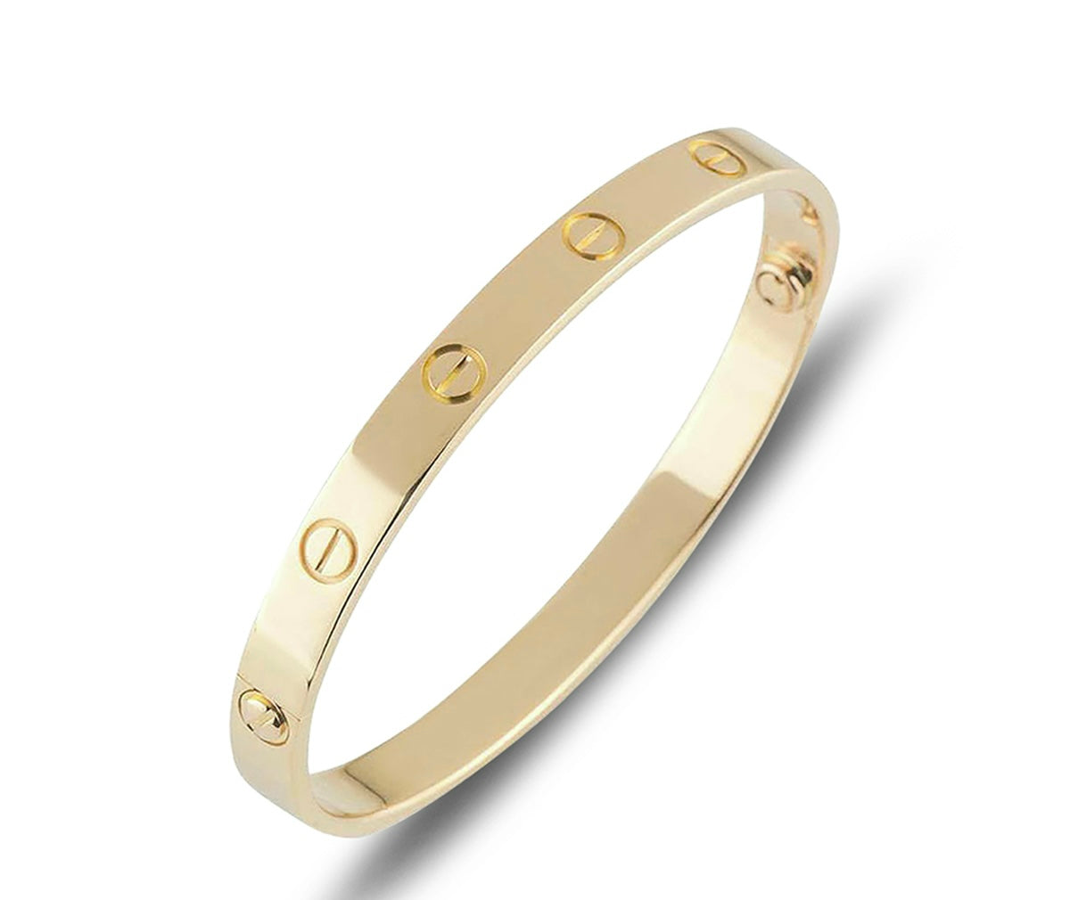 AUTHENTIC CARTIER 18K YELLOW GOLD LOVE BRACELET CLASSIC MODEL SIZE 16