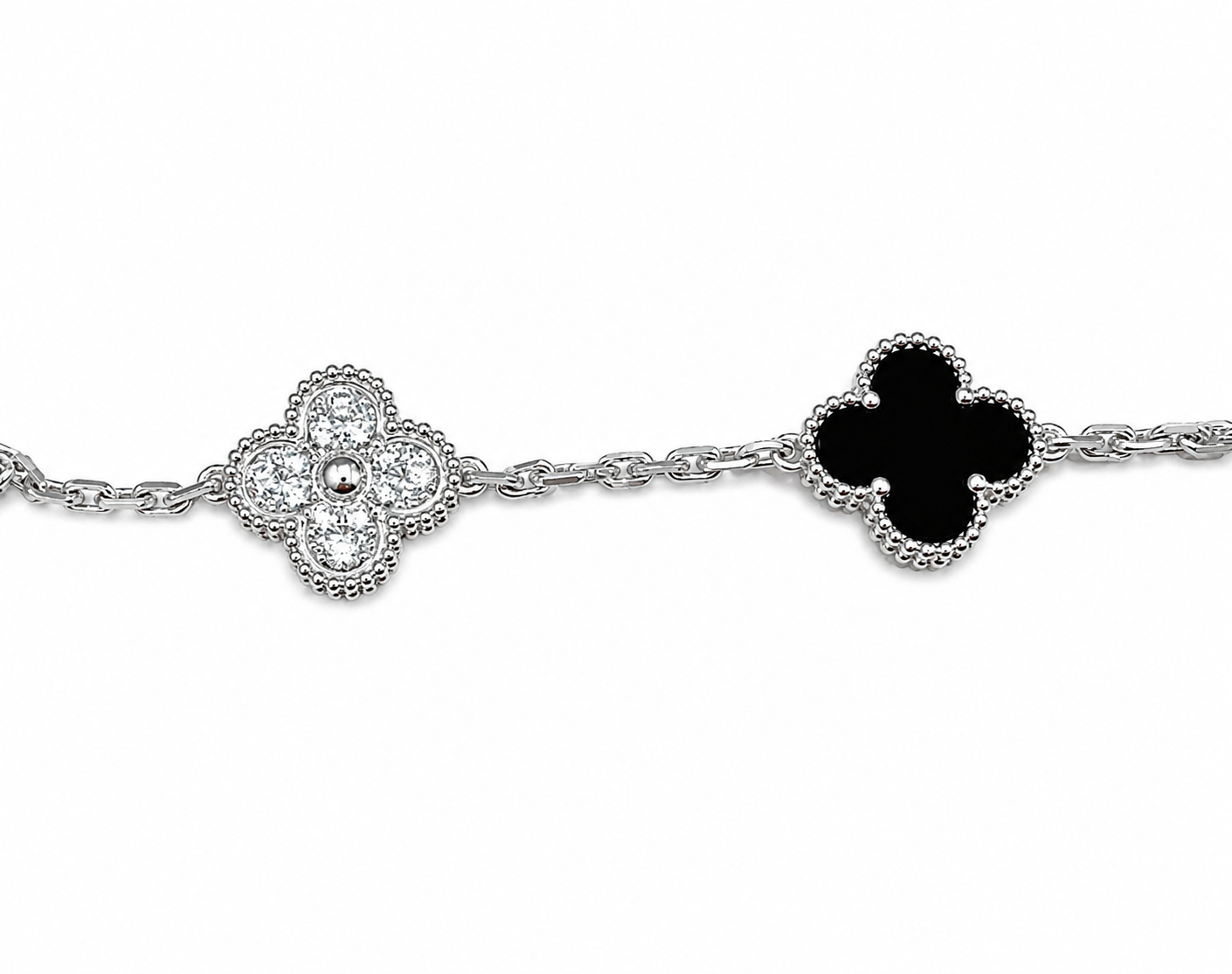 AUTHENTIC BRAND NEW VINTAGE ALHAMBRA BRACELET 5 MOTIFS