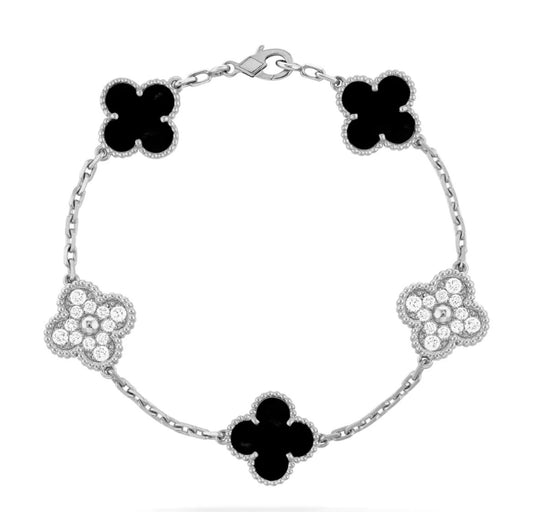 AUTHENTIC BRAND NEW VINTAGE ALHAMBRA BRACELET 5 MOTIFS