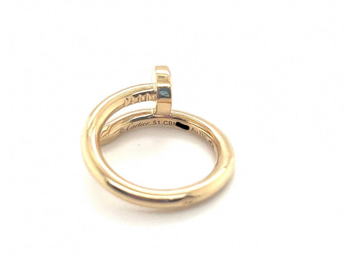 Cartier Juste Un Clou Yellow Gold CLASSIC Ring Size 51