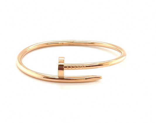 Cartier 18k Rose Gold Juste Un Clou CLASSIC bracelet Size 17