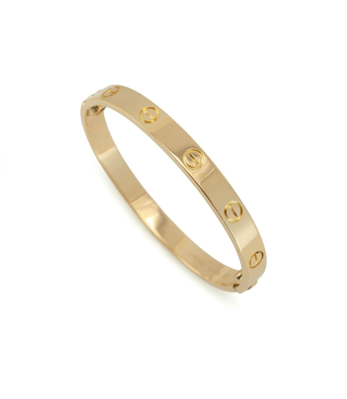 AUTHENTIC CARTIER 18K YELLOW GOLD LOVE BRACELET CLASSIC MODEL SIZE 16