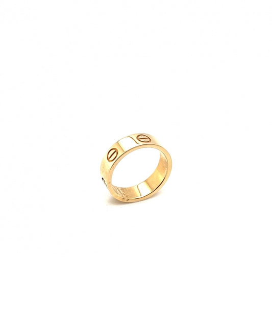 Cartier 18k Yellow Gold CLASSIC MODEL Ring Size 51