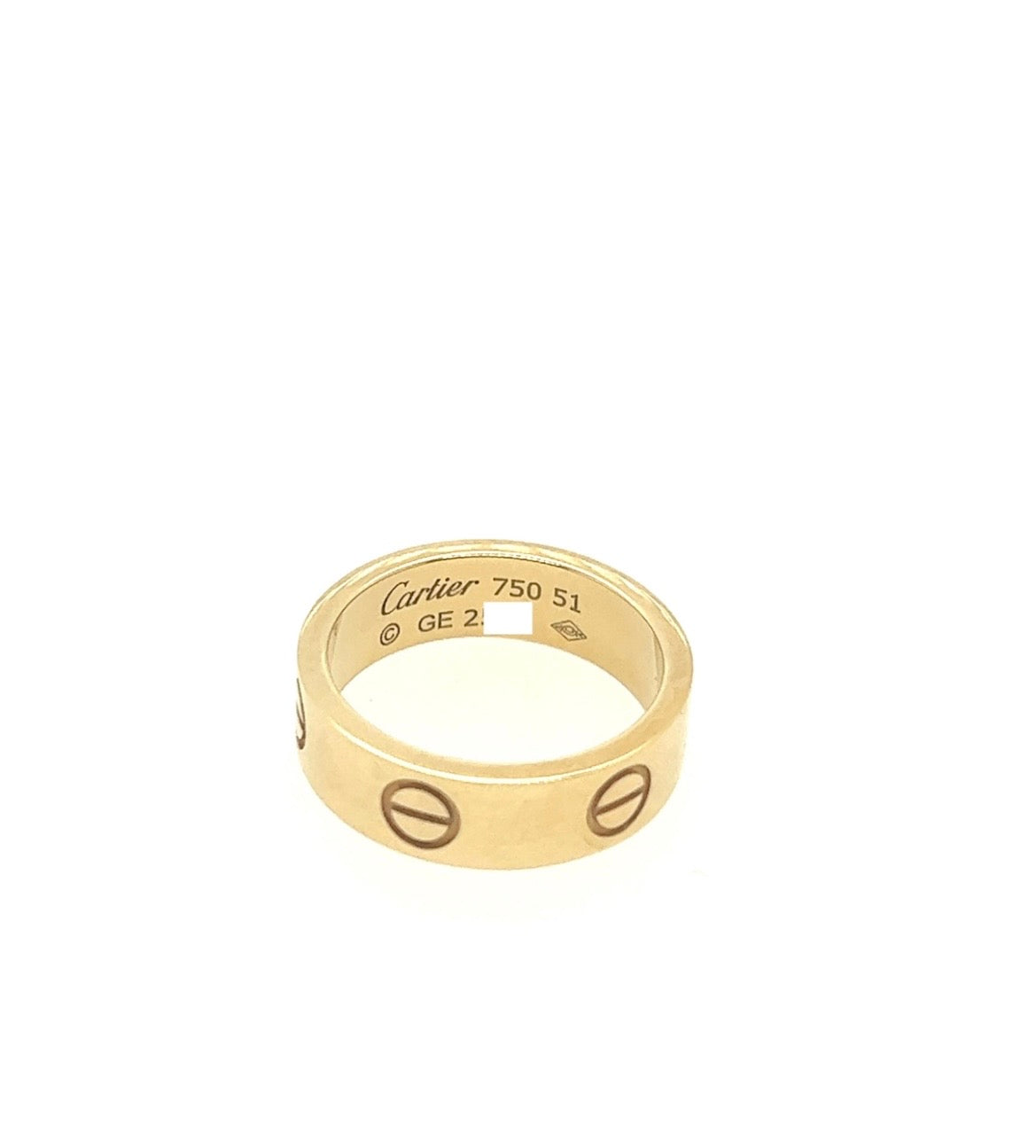 Cartier 18k Yellow Gold love Ring Size 51 CLASSIC MODEL