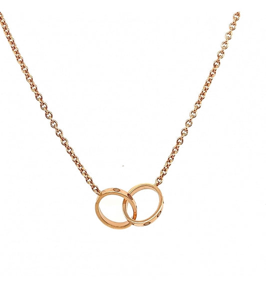 Cartier 18k Rose Gold love Necklace