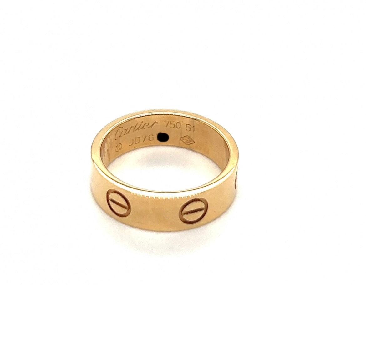 Cartier 18k Yellow Gold CLASSIC MODEL Ring Size 51