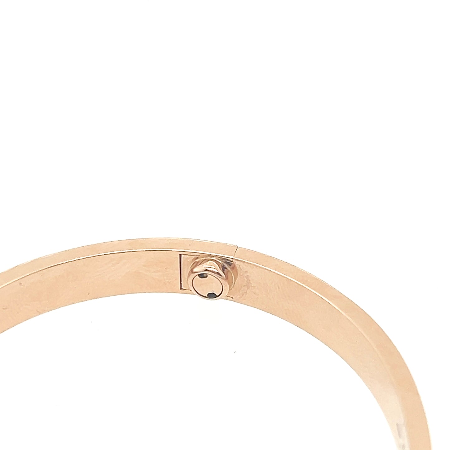 Cartier 18k Rose Gold Love Bracelet Size 17