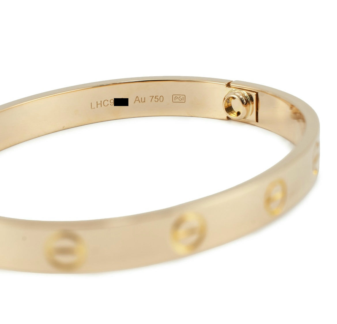 AUTHENTIC CARTIER 18K YELLOW GOLD LOVE BRACELET CLASSIC MODEL SIZE 16