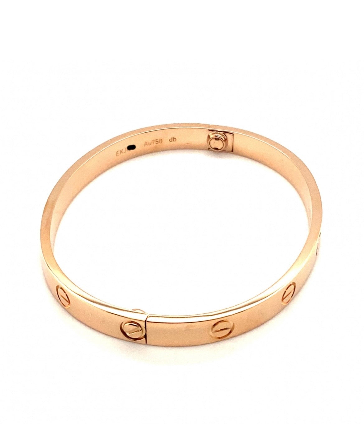 💯Authentic Cartier 18k Rose gold Love Bracelet Size 17 CLASSIC MODEL