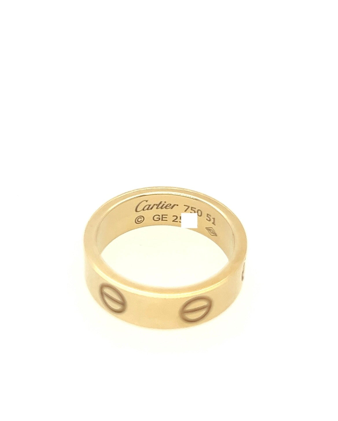 Cartier 18k Yellow Gold love Ring Size 51 CLASSIC MODEL