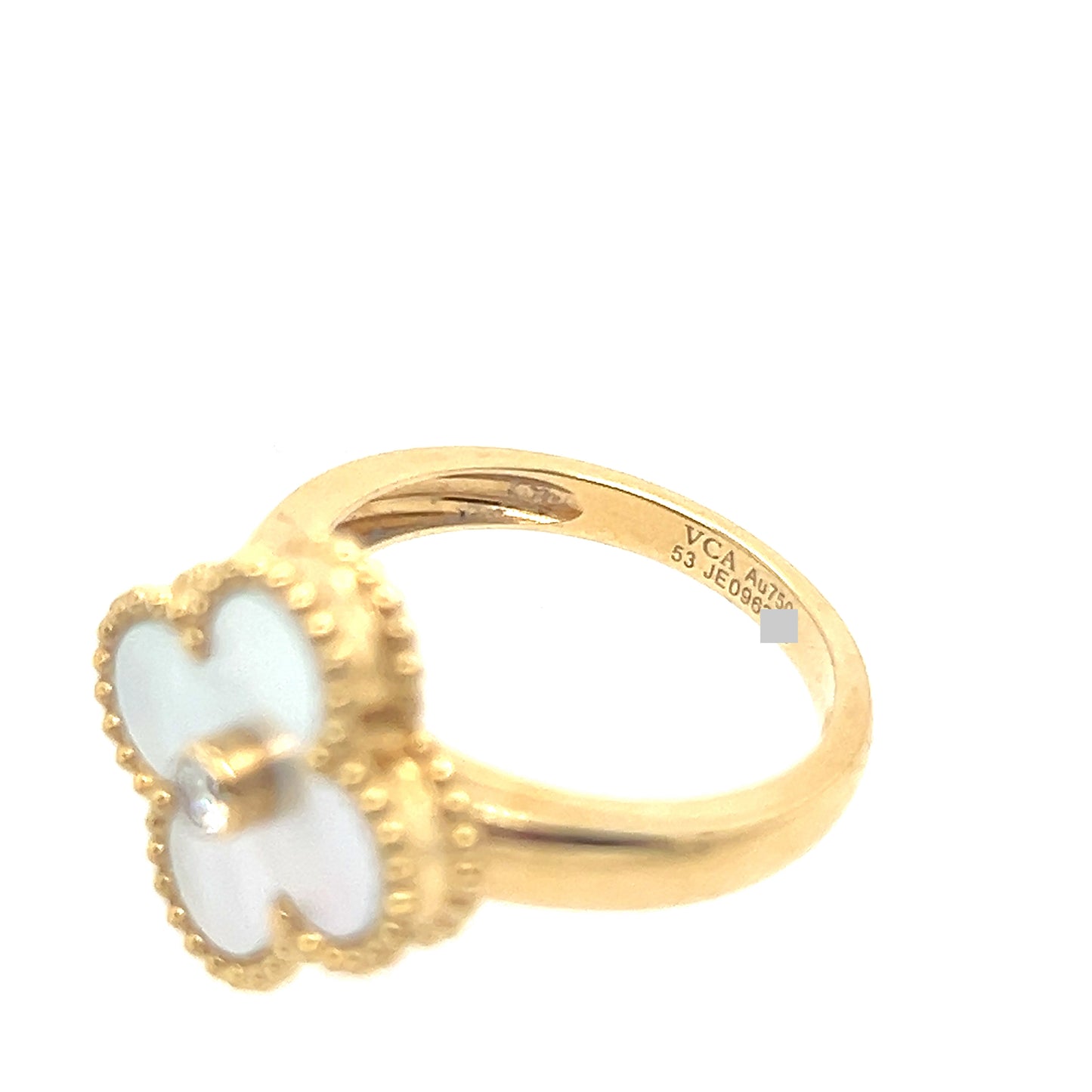 Van Cleef &Arpels Vintage Alhambra Diamond ring