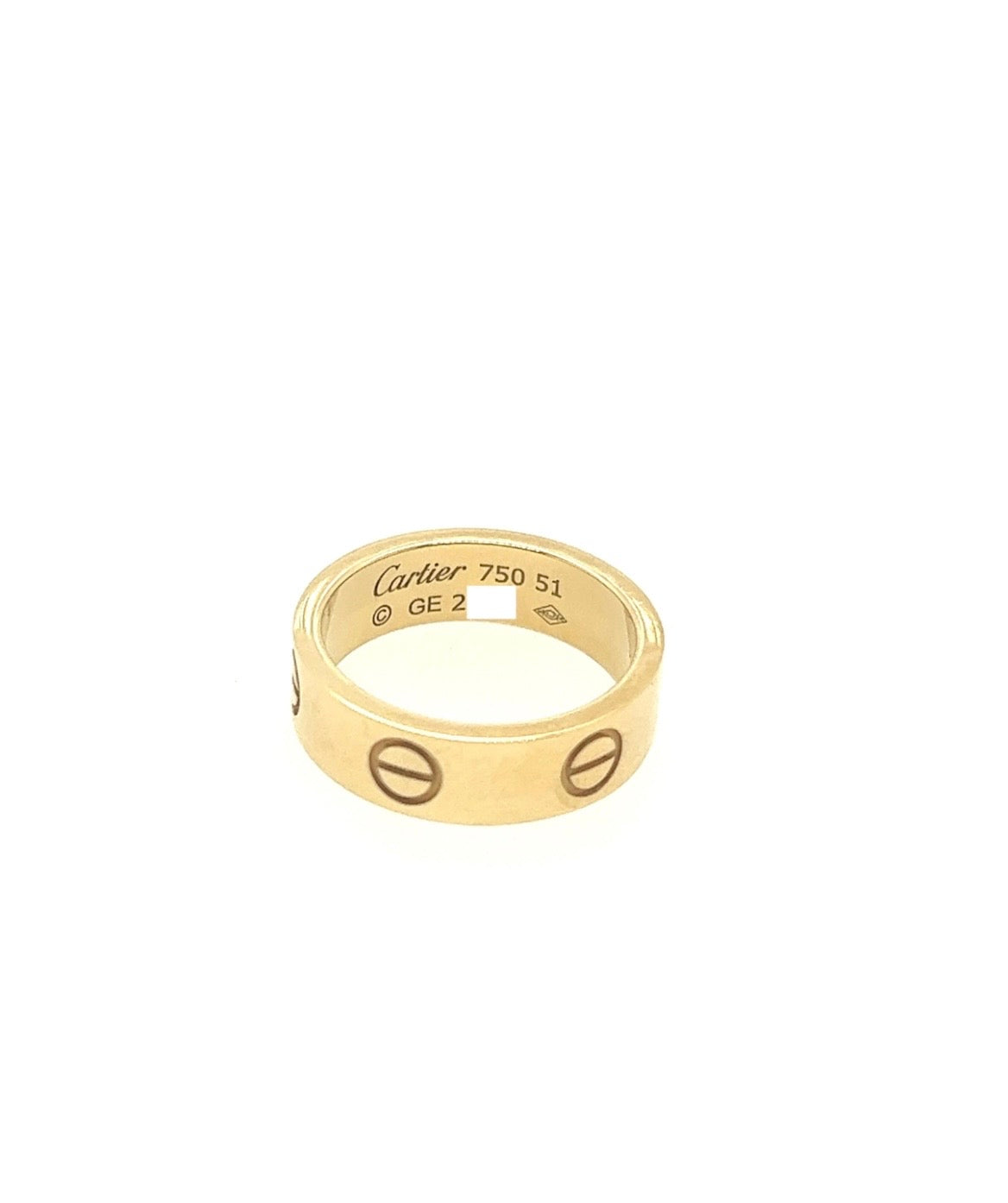 Cartier 18k Yellow Gold love Ring Size 51 CLASSIC MODEL