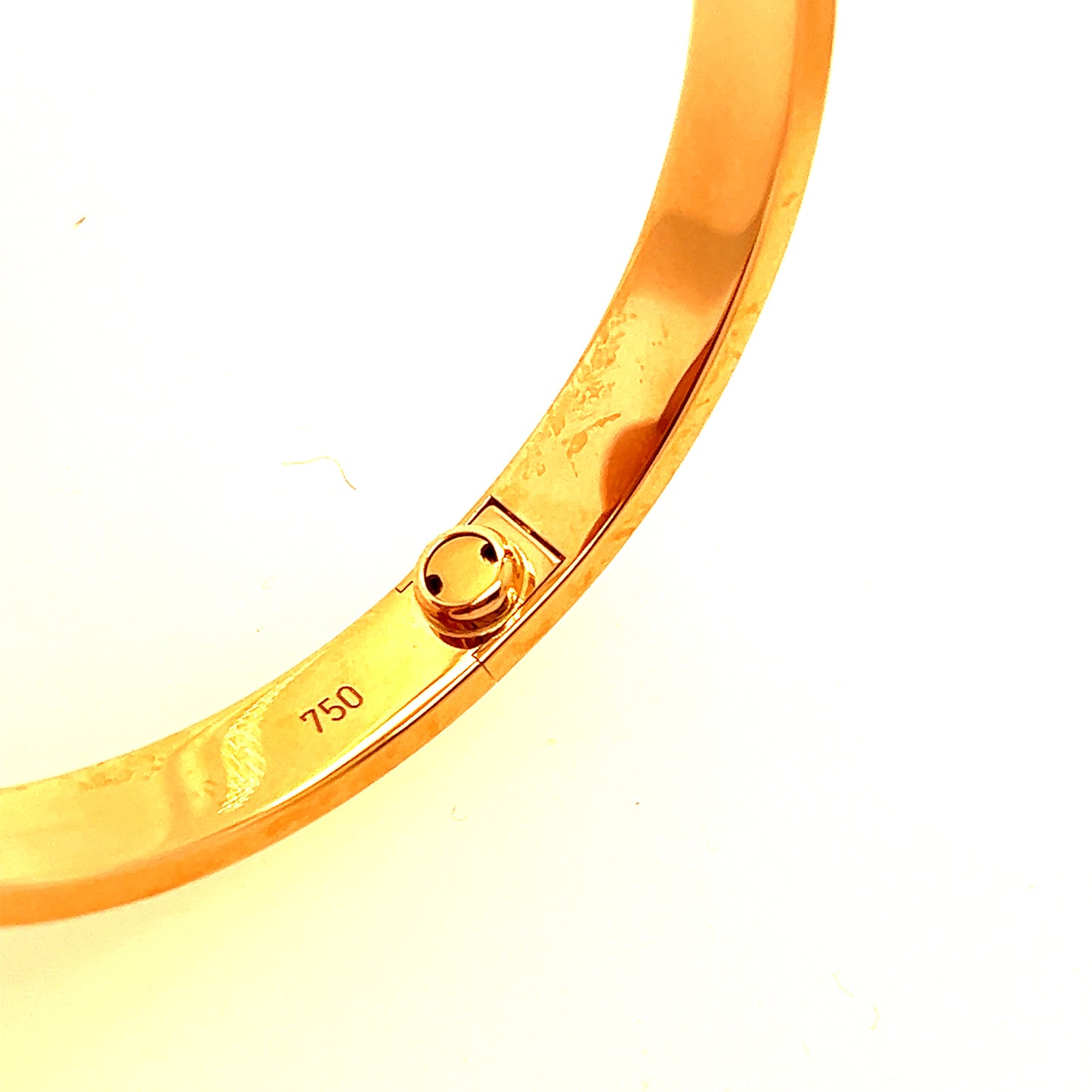 Cartier 18k Rose Gold Love Bracelet size 18.