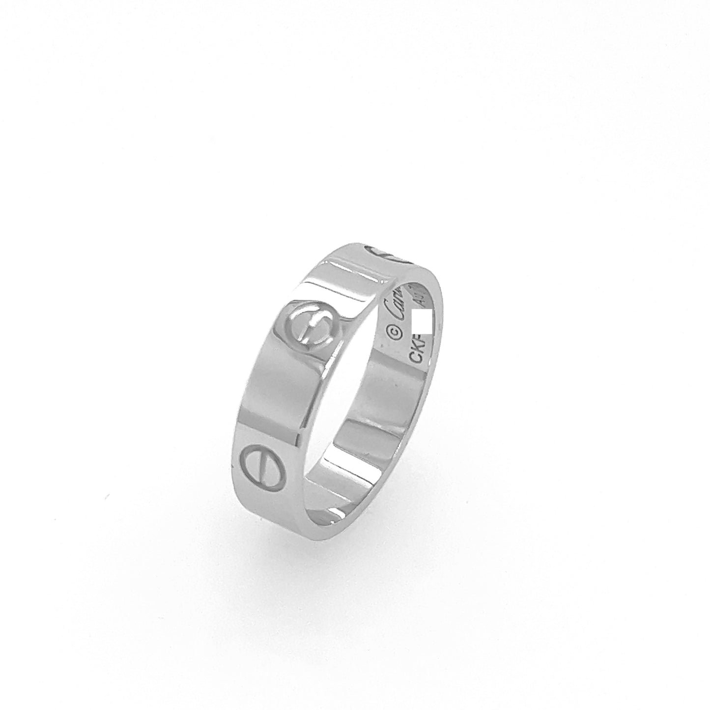 Cartier 18k White Gold Love Ring