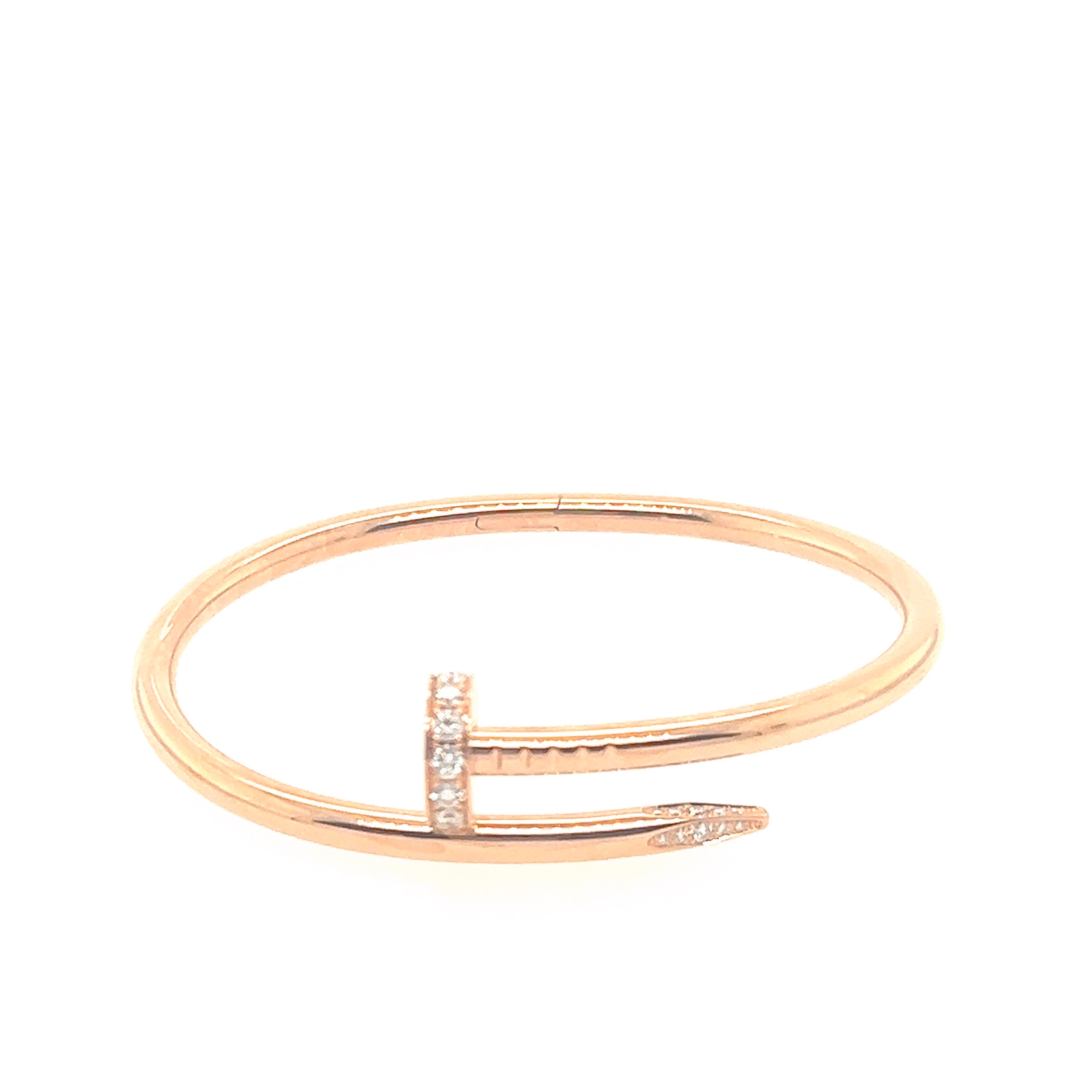 Cartier juste un best sale clou bracelet rose gold