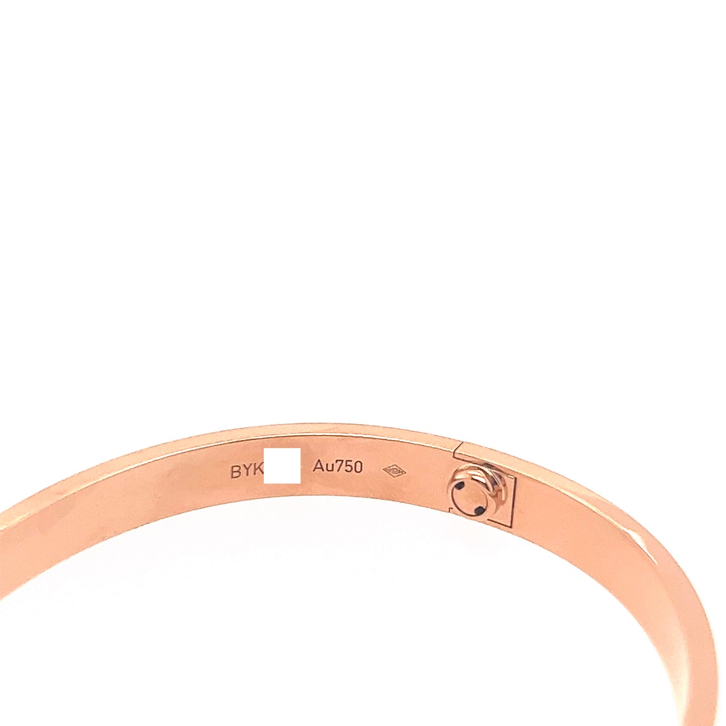 Cartier 18k Rose Gold Love Bracelet Size 18