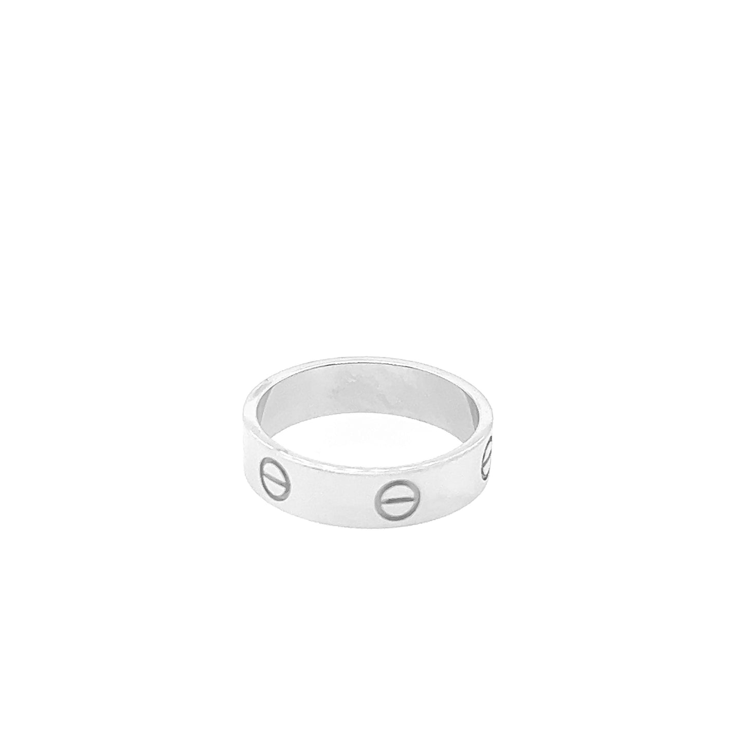 Cartier 18k White Gold Love Ring