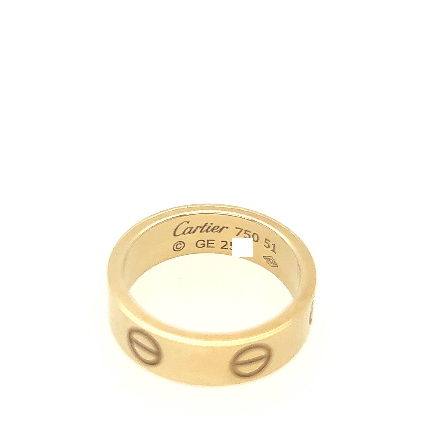 Cartier 18k Yellow Gold Love Ring