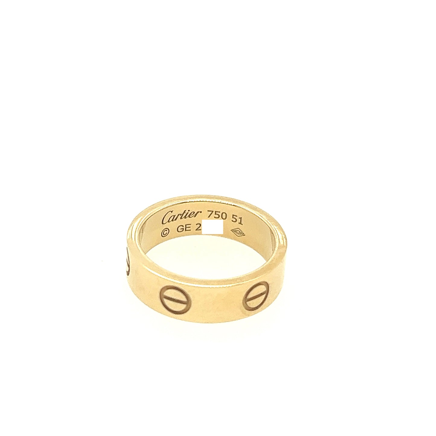 Cartier 18k Yellow Gold Love Ring