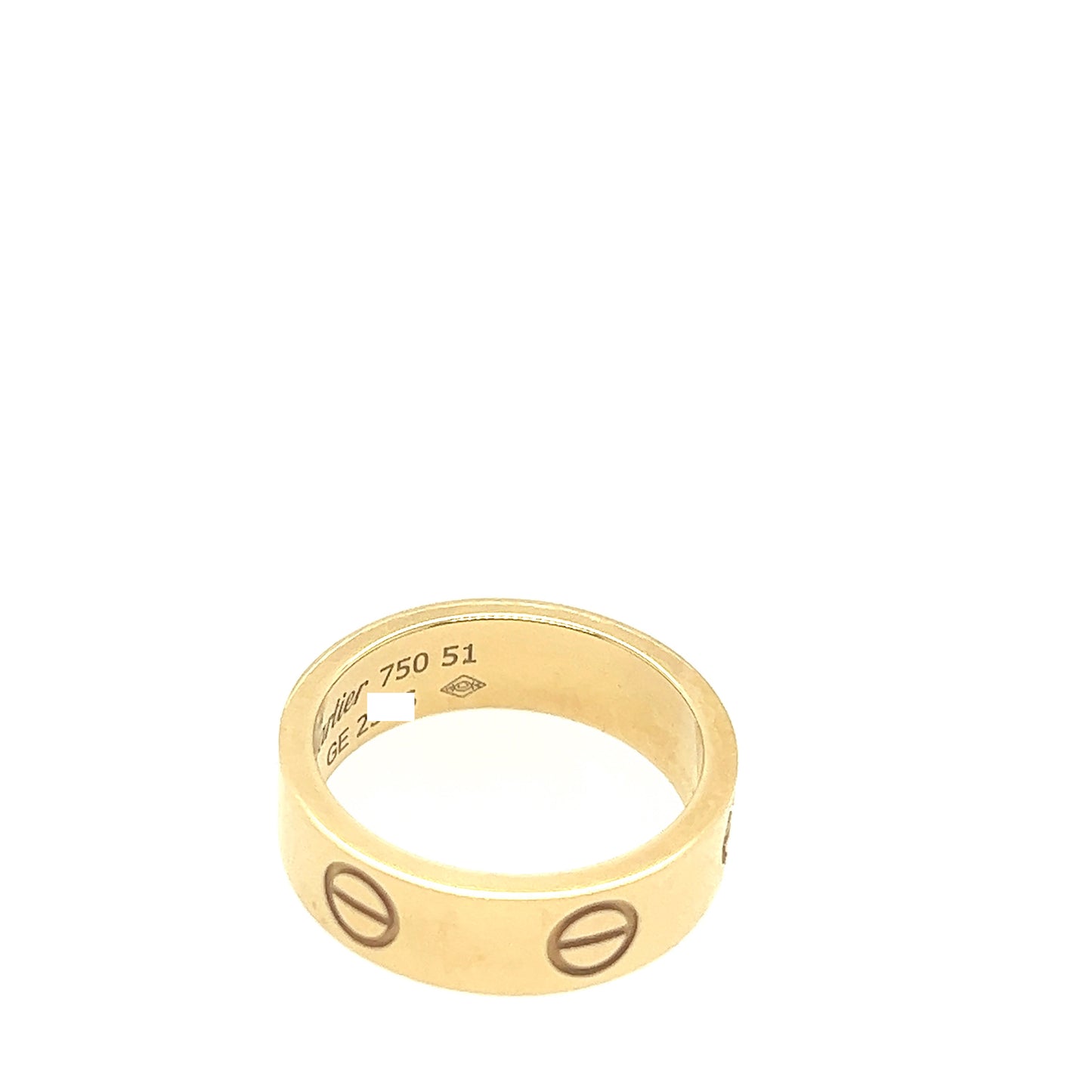 Cartier 18k Yellow Gold Love Ring