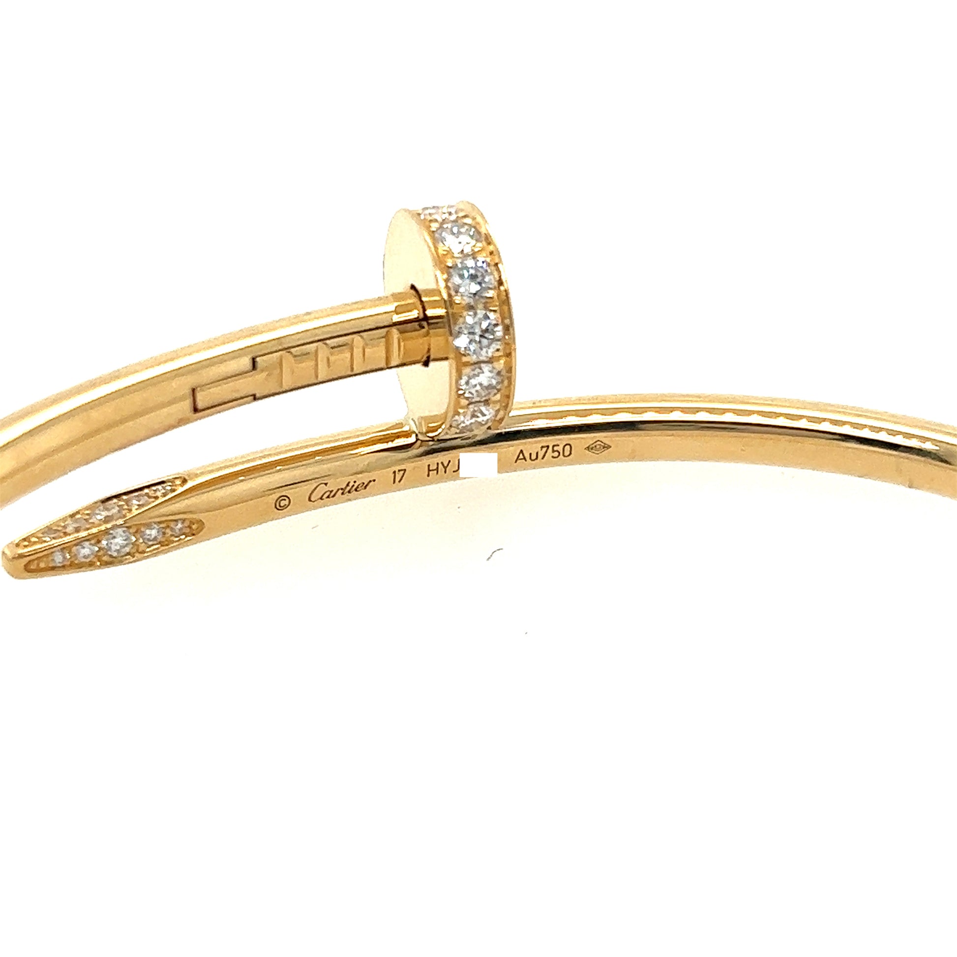 Cartier Juste un Clou (JUC) Nail Bracelet in Pink Gold (Medium