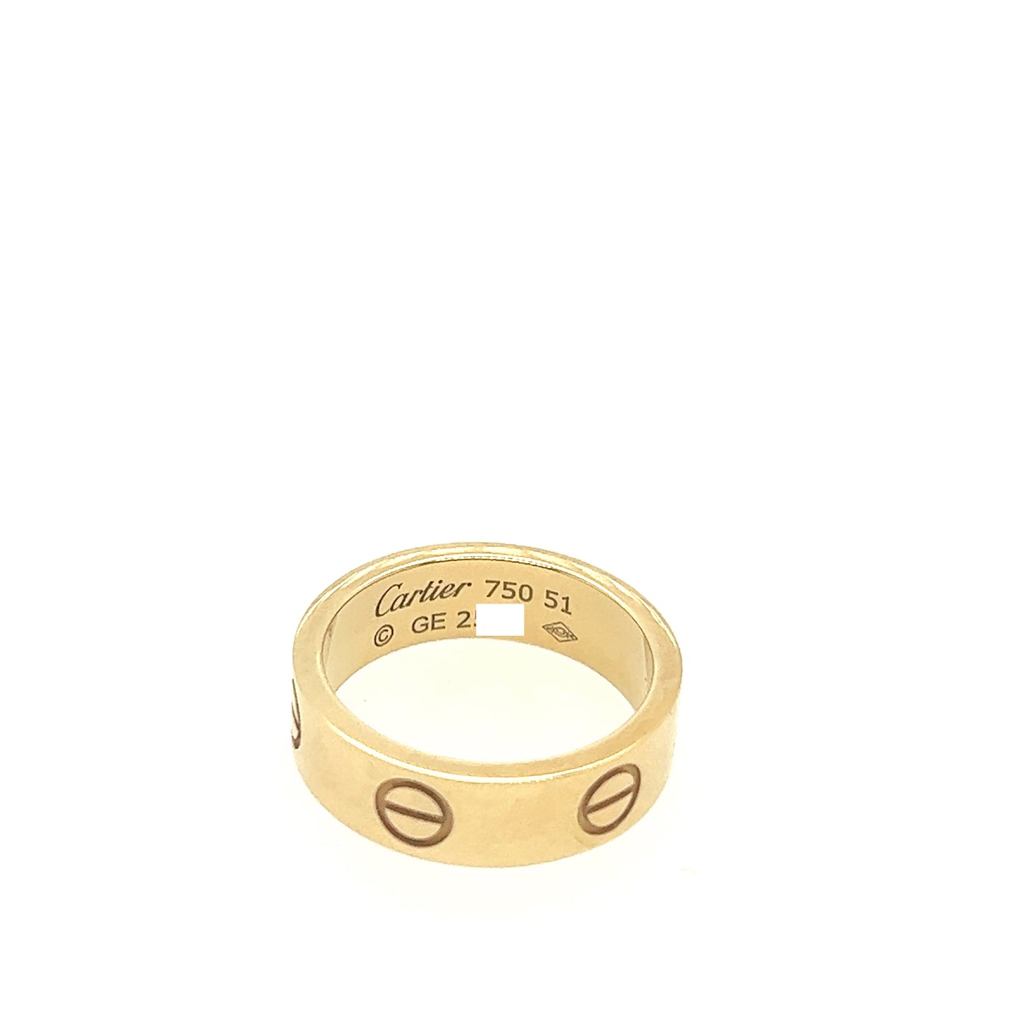 Cartier 18k Yellow Gold Love Ring