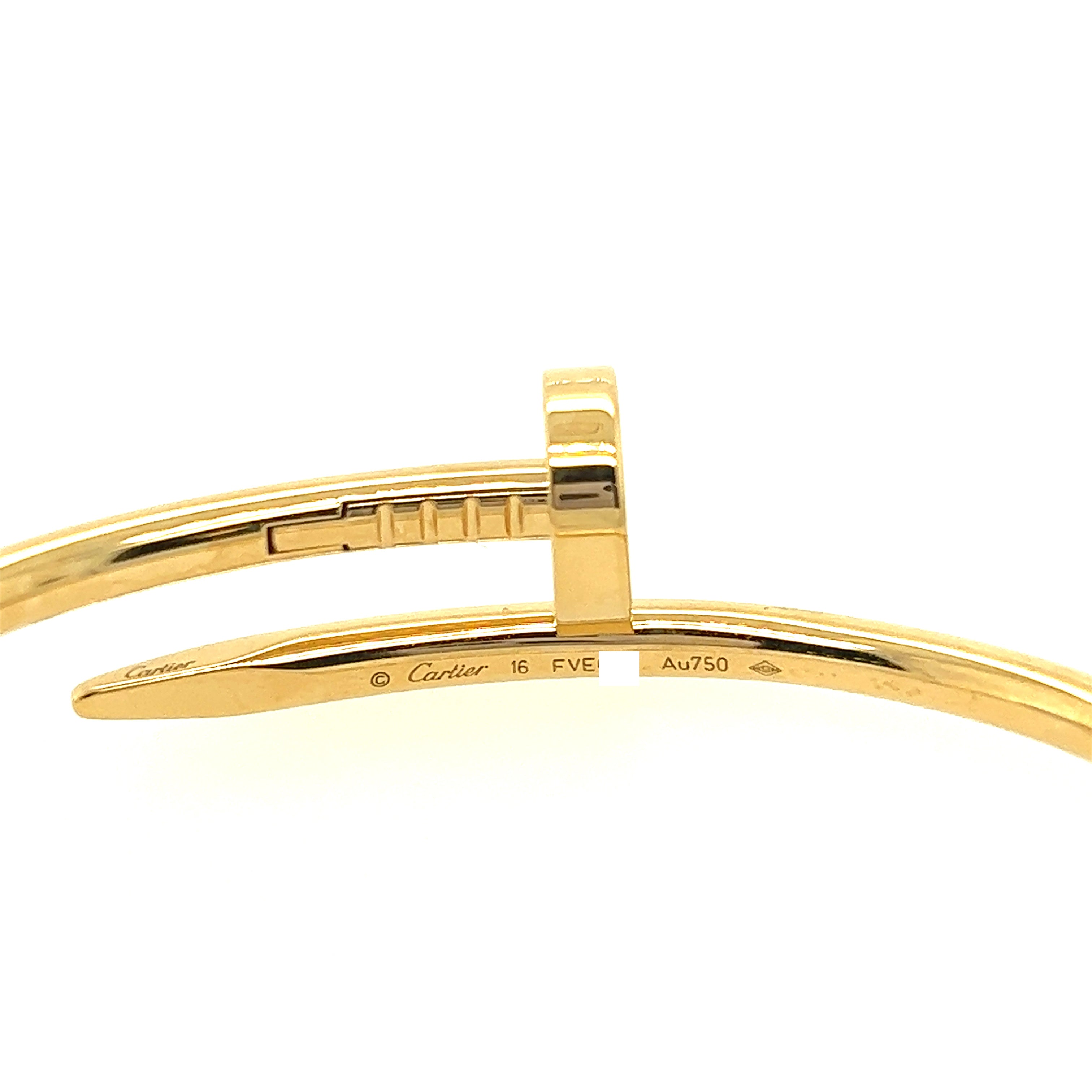 Cartier Nail Stainless Steel Gold Bracelet - chamakstore.com