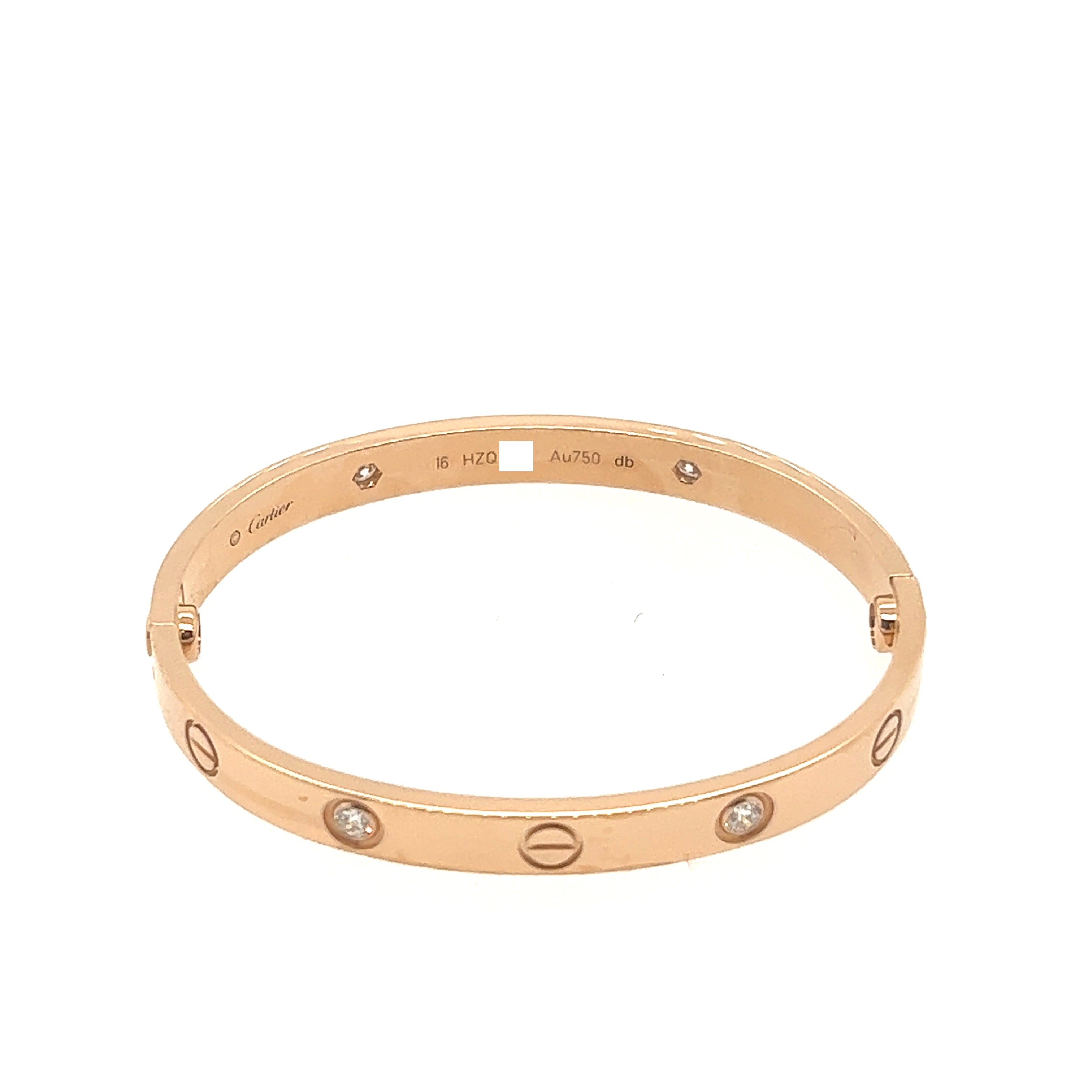 Cartier 4 diamond outlet bracelet